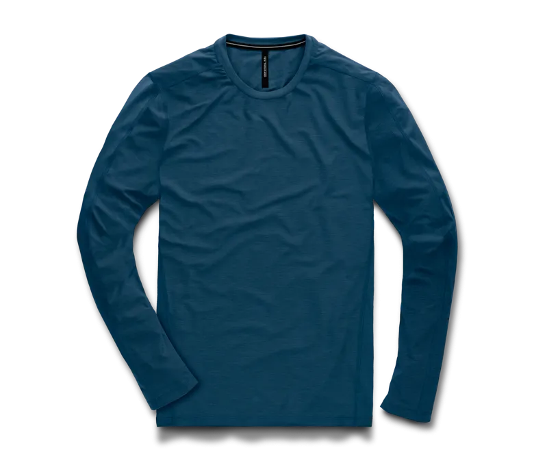 Versatile Long Sleeve Shirt - Nautical Blue