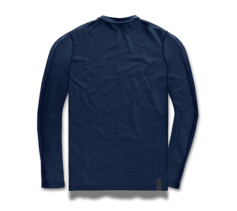 Versatile Long Sleeve Shirt - Navy