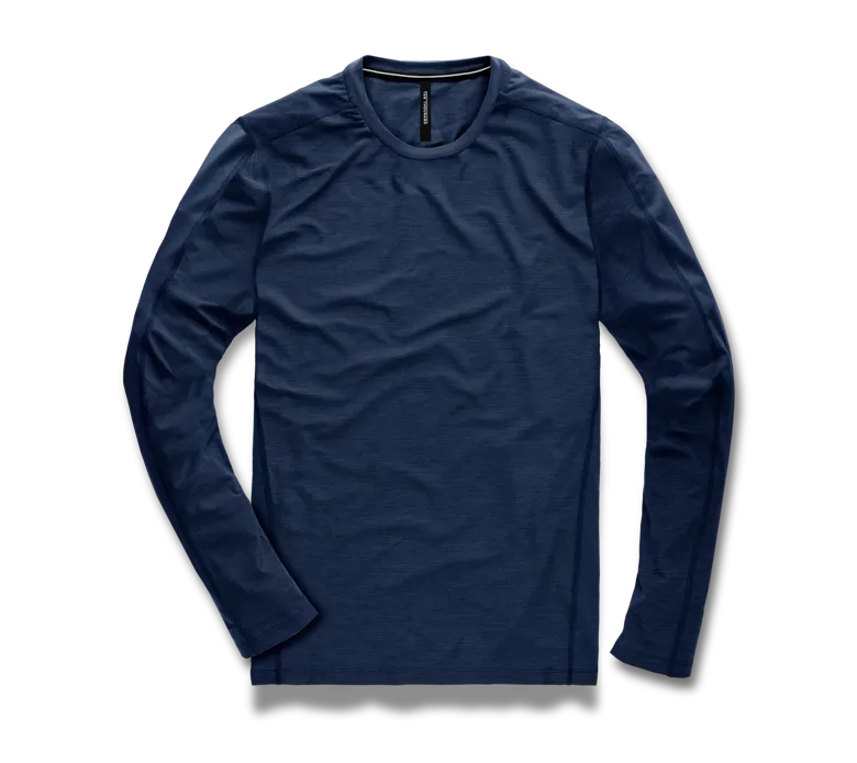 Versatile Long Sleeve Shirt - Navy