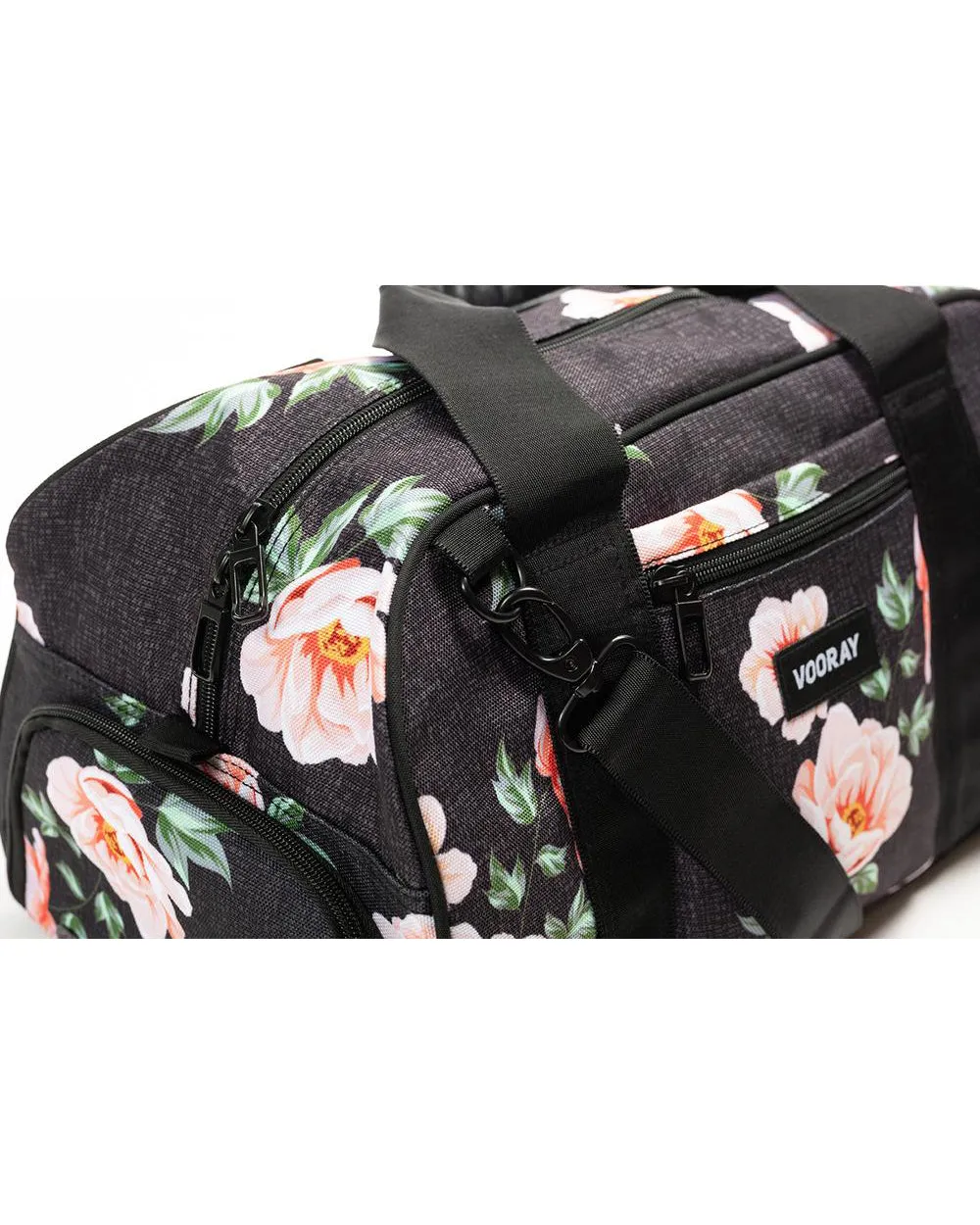 Vooray Burner Gym Duffel Bag - Rose Black