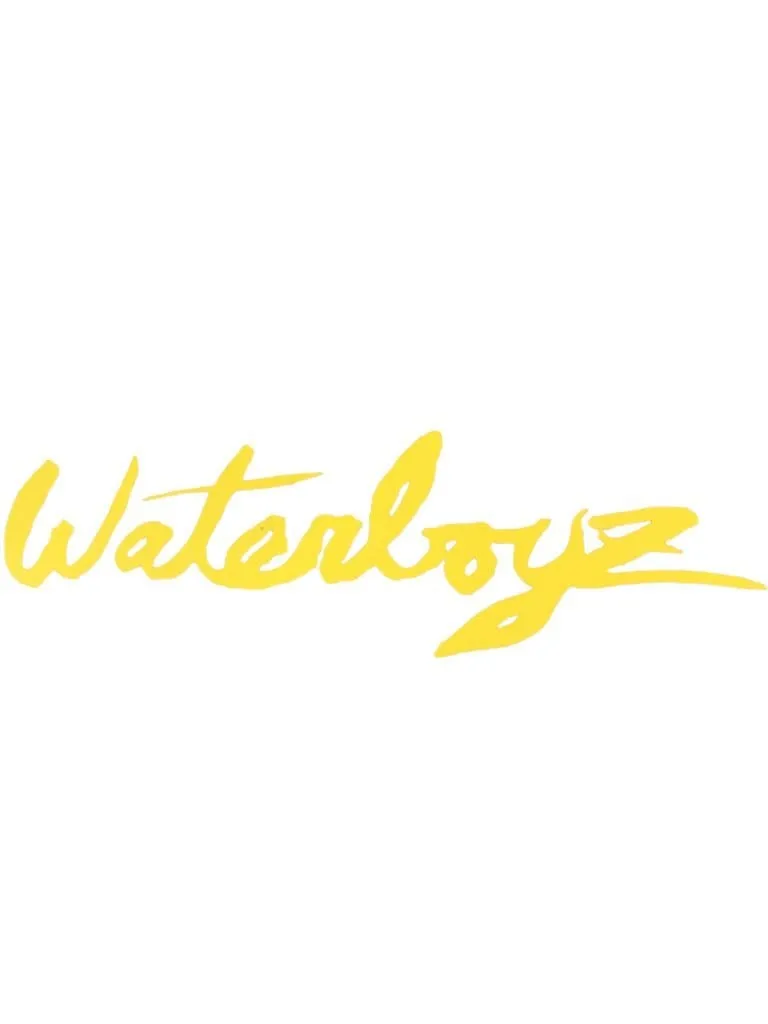 Waterboyz Script 7 Inch Sticker
