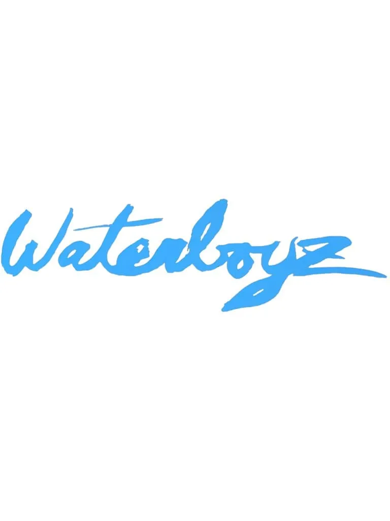 Waterboyz Script 7 Inch Sticker
