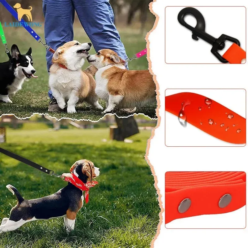 Waterproof Multicolor PVC Dog Leash