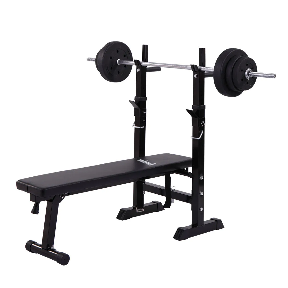 Weight Lifting Folding Bench With Rack