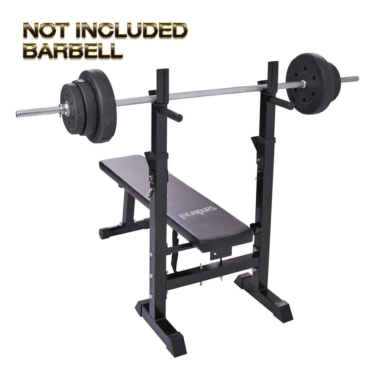 Weight Lifting Folding Bench With Rack