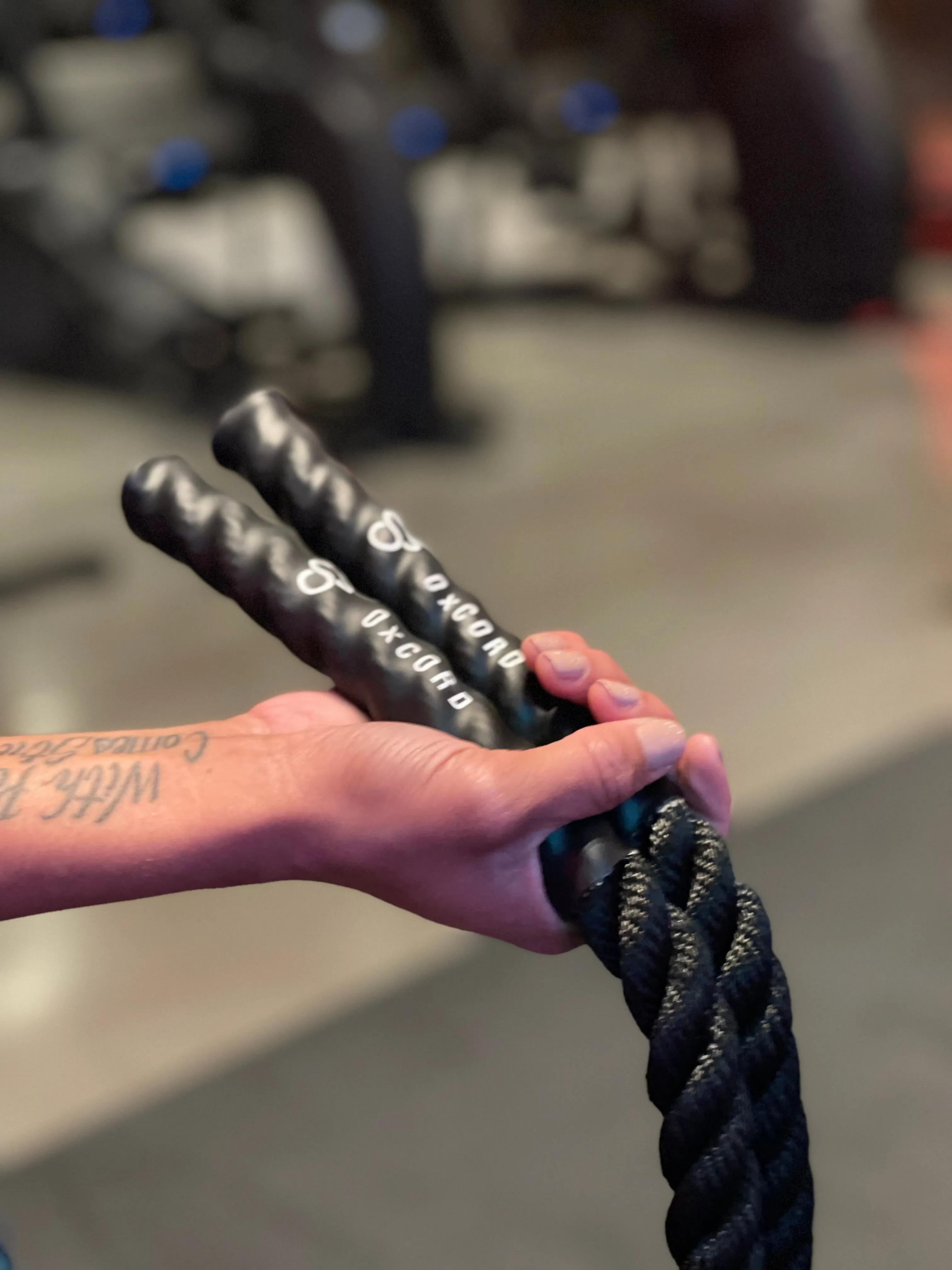 Weighted Jump Rope | 25MM OxCord 2.8 lbs. | At Home Workout