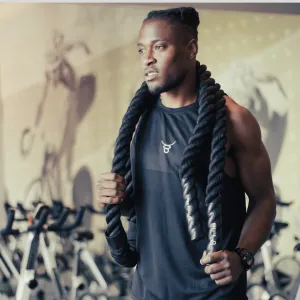Weighted Jump Rope | 50MM OxCord 8.8 lbs. | At Home Workout