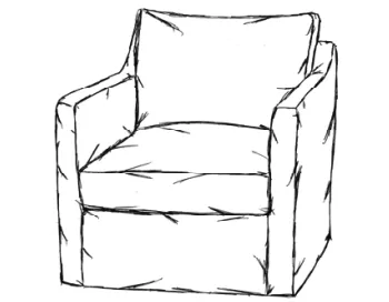 Westchester QUICK SHIP XL Slipcovered Swivel Glider in Ali Eggshell