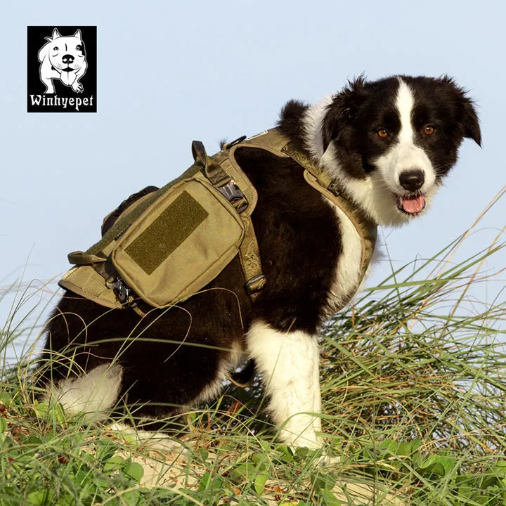 Whinhyepet Military Harness - Army Green, XL
