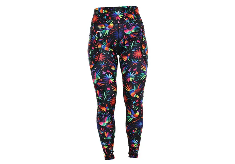 Winter Rainbow Rainforest Leggings with Pockets