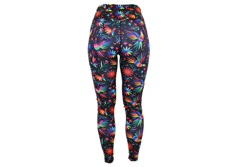 Winter Rainbow Rainforest Leggings with Pockets
