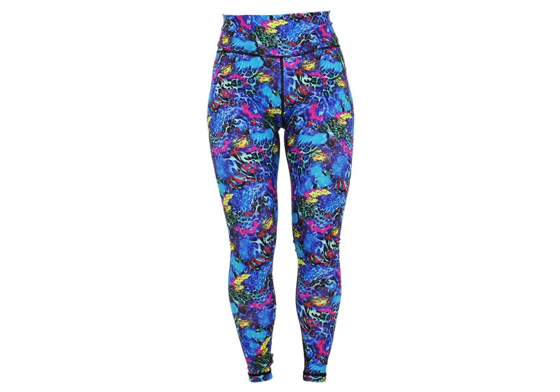 Winter Sapphire Safari Leggings with Pockets