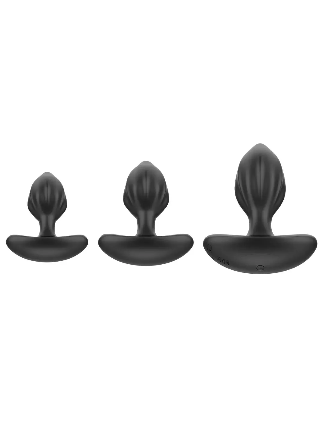 Winyi Mark Ribbed Silicone Anal Plug Training Kit