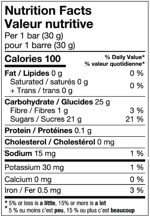 XACT ENERGY Fruit Bars - Strawberry