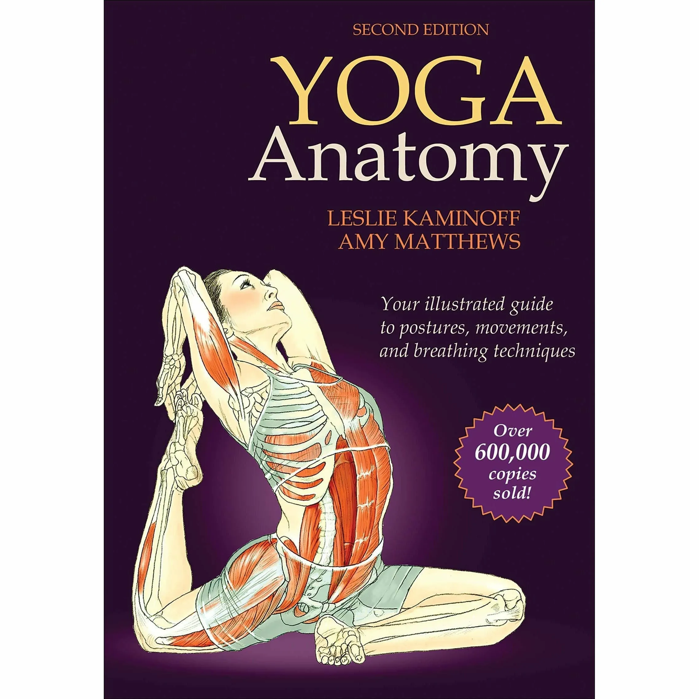 Yoga Anatomy 2nd Edition, Get Fit Fast At Home, BodyBuilding Cookbook Ripped Recipes 3 Books Collection Set
