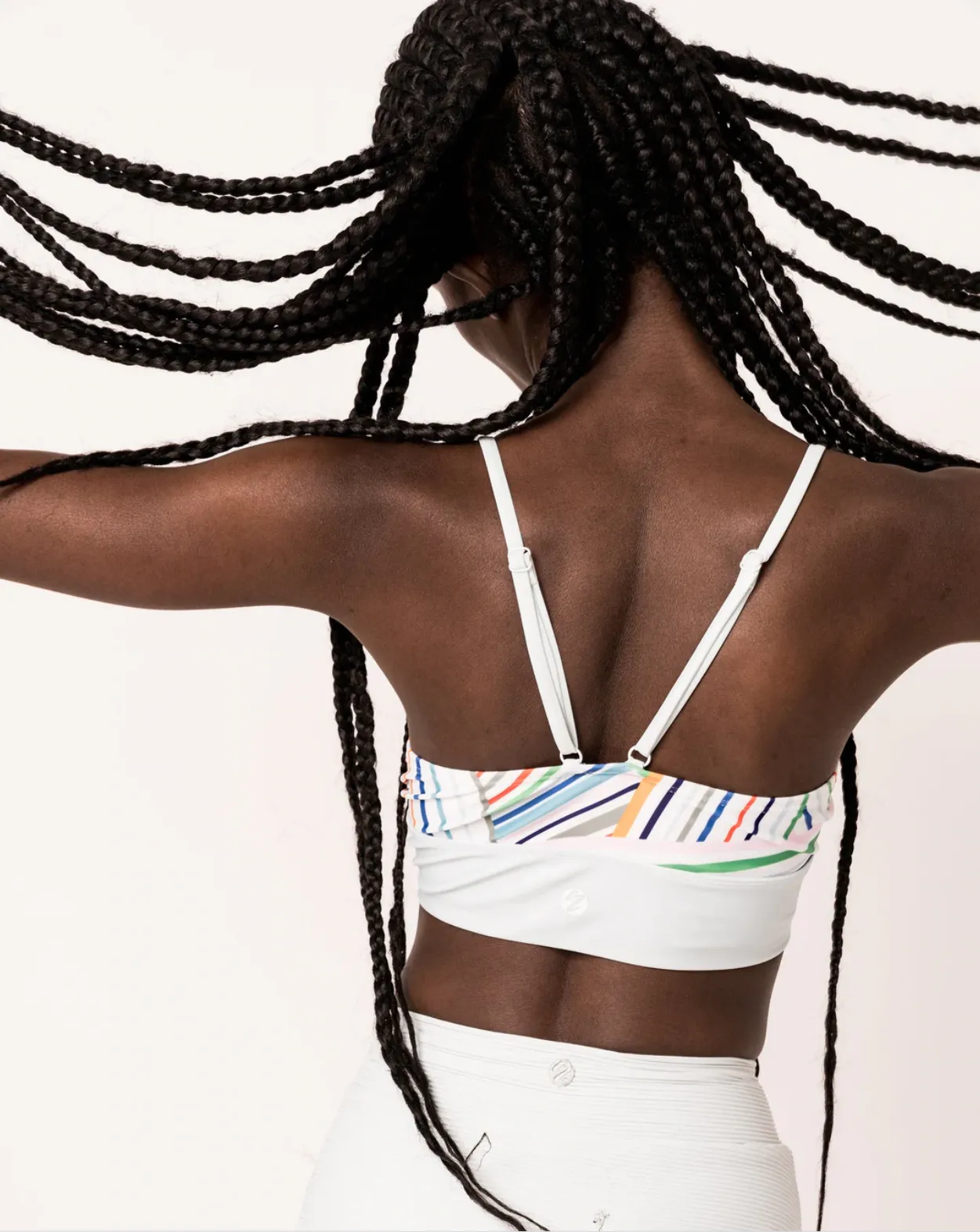 Zari Surf Crop Swim Top (L, XL, XXL) - Final Sale