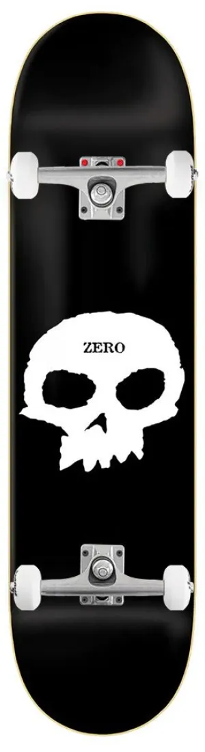 Zero Skateboards Zero Single Skull Blk/Wht  x Venom Skateboards Core Custom Complete Skateboard - 8.0"