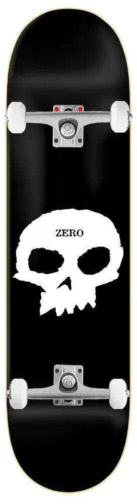 Zero Skateboards Zero Single Skull Blk/Wht  x Venom Skateboards Core Custom Complete Skateboard - 8.0"