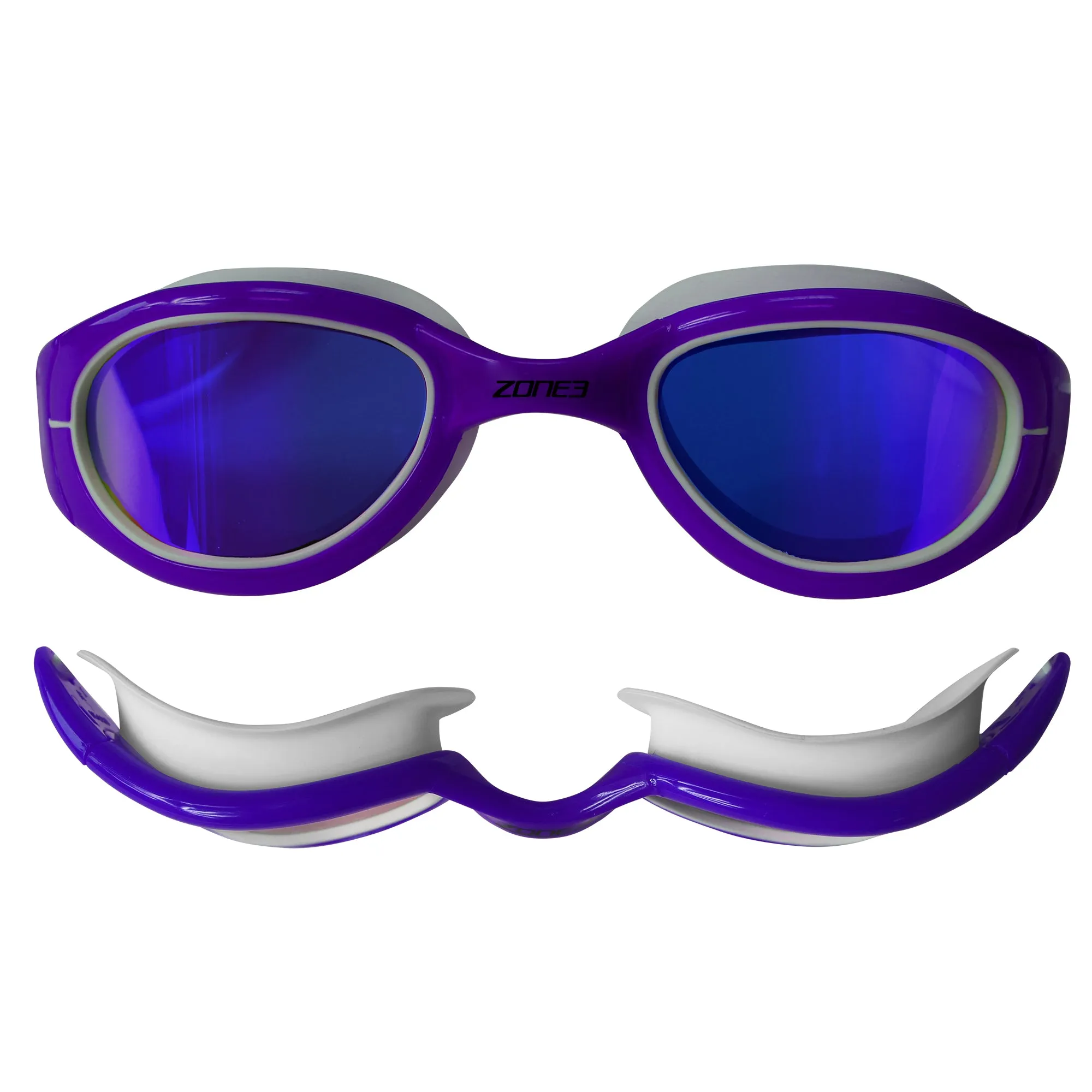 Zone3 Attack Polarised Mirrored Lens Swimming Goggles